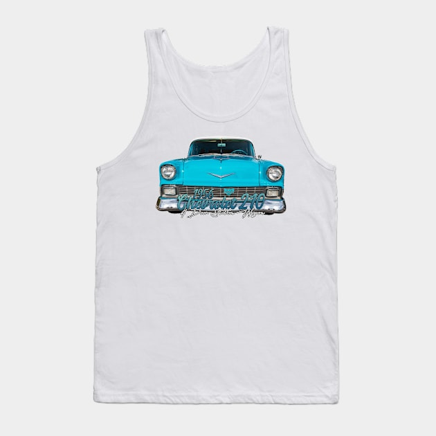 1956 Chevrolet 210 4 Door Station Wagon Tank Top by Gestalt Imagery